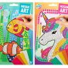 Moxy Mozaïek kunst A5 metallic foam assorti