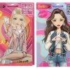 Besties Diamond painting kaart+envelop 18x12,5cm assorti