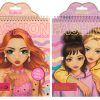 Besties Mode ontwerpboek neon 24x20cm assorti - 20vellen