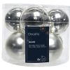 Kerstbal Glas 7.00cm 8 stuks - Zilver
