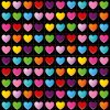 Funny Products Twinkle Stickers Glitter Sheet 174 Hearts