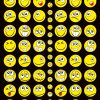 Funny Products Twinkle Stickers Glitter Sheet Crazy Yellow F