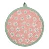 LM Pannenlap rond20cm - Daisy Flowers roze