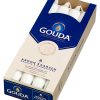 Gouda kroonkaars 240/24 doos 8 satijn wit