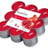 Bolsius geurtheelicht 4 uur 18 stuks Granaatappel