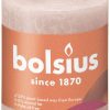 Bolsius Rustiek stompkaars 80/68 - Misty Pink