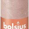 Bolsius Rustiek stompkaars 130/68 - Misty Pink