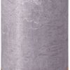 Bolsius Rustiek stompkaars 190/68 - Frosted Lavender