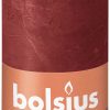 Bolsius Rustiek stompkaars 130/68 - Delicate Red