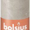 Bolsius Rustiek stompkaars 130/68 - Sandy Grey