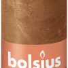 Bolsius Rustiek stompkaars 130/68 - Spice Brown