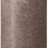 Bolsius Rustiek stompkaars 190/68 - Rustic Taupe