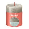 Bolsius Rustiek stompkaars Shimmer 80/68 - Champagne