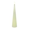 Countryfield LED Kegelkaars rustiek 5x5x29,5cm - crème