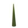 Countryfield LED Kegelkaars rustiek 5x5x29,5cm - l.groen