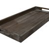Countryfield Dienblad Claudina S bruin 21x48x3,5cm