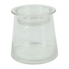 Countryfield Deco glas Hanny m/komdeksel 14x14x13,5cm