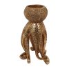 Countryfield Theelichthouder Inktvis S goud 17cm