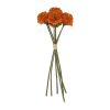 Countryfield Kunstbundel Dahlia Pompon oranje 12x12x27cm