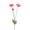 Countryfield Kunstbloem Papaver d.roze 95cm