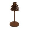 Countryfield Kandelaar Moja M dennenappel roest 9,5x9,5x22,5