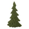 Countryfield Kerstboom ovaal gevlokt Mea L groen  18x18x31cm