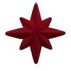 Countryfield Ster Flocked Mea M rood  6x40x40cm