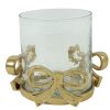 Countryfield Kandelaar m/strik Darla L L14B15H15cm - goud