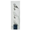 Kerstbal Glas Vogel op clip 3 stuks - Zilver