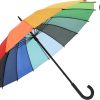 Paraplu 52cm regenboog kleur