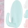 Plakhaakjes PP 5 stuks 4x3cm assorti kleur