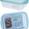 EH Ovenschaal bakken en vriezen met deksel 1040ml 22x15x6cm