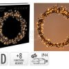 Verlichting 300LED Krans 38cm - Warm Wit